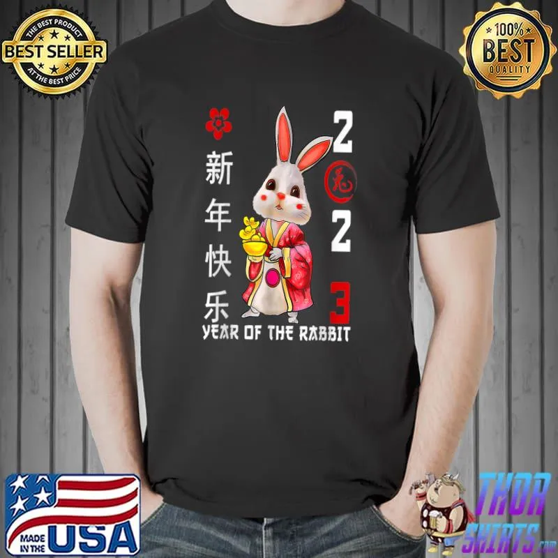 Chinese Zodiac Year Of The Rabbit Chinese New Year 2023 T-Shirt