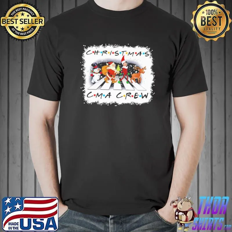 Christmas CMA Santa Snowman Deer Shirt