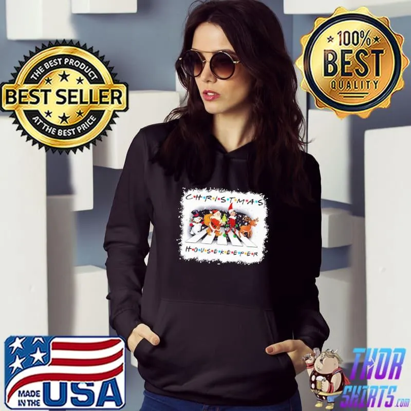 Christmas Housekeeper Santa Snowman Deer Shirt Hoodie