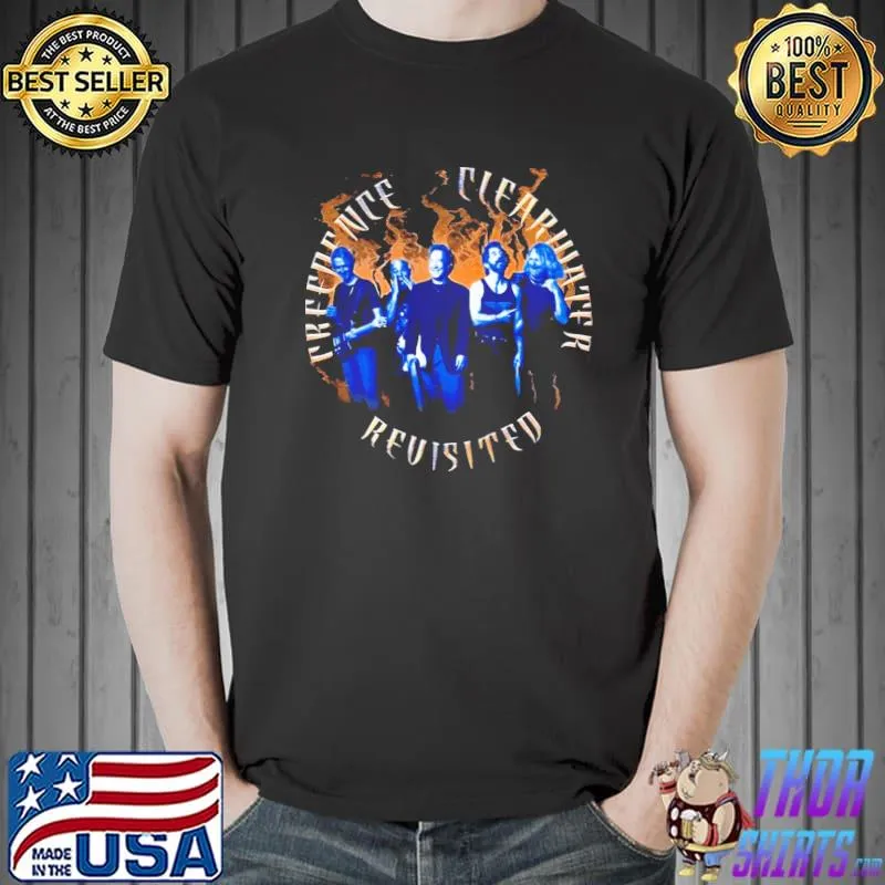 Creedence clearwater revisited round design shirt