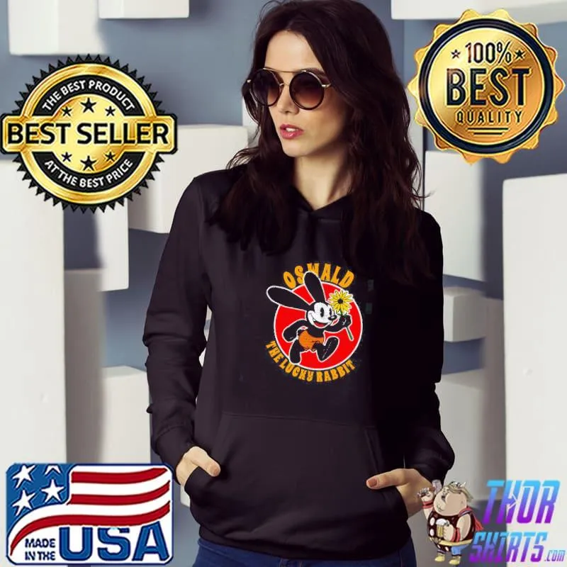 Distressed art oswald the lucky rabbit s Hoodie