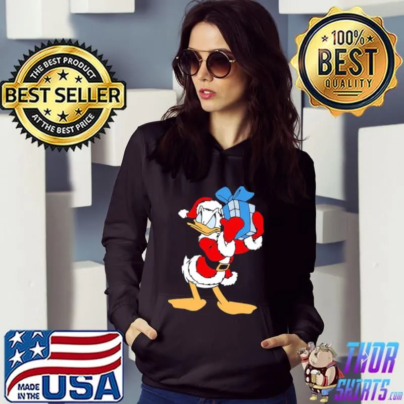 Donald duck sceptical christmas gift s Hoodie