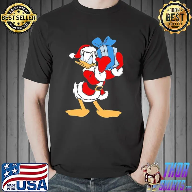 Donald duck sceptical christmas gift shirt