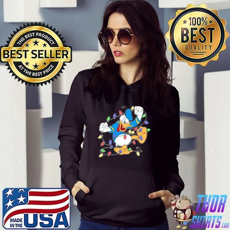 Donalds christmas stress xmas lights s Hoodie