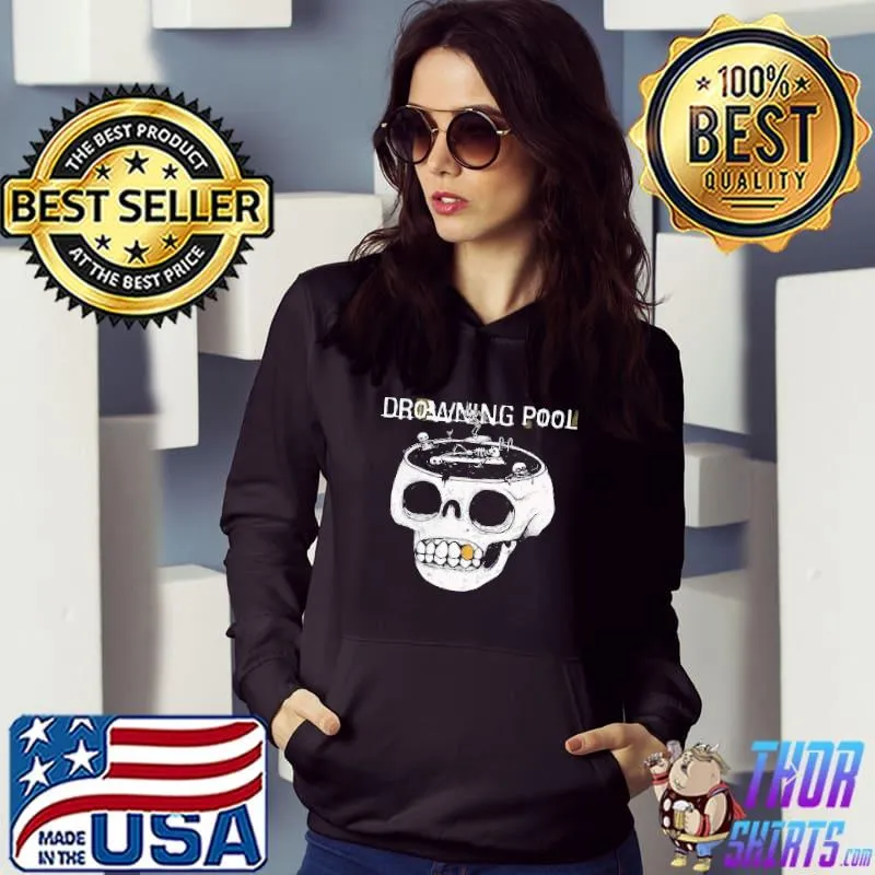Drowning pool design album rock skull classic s Hoodie