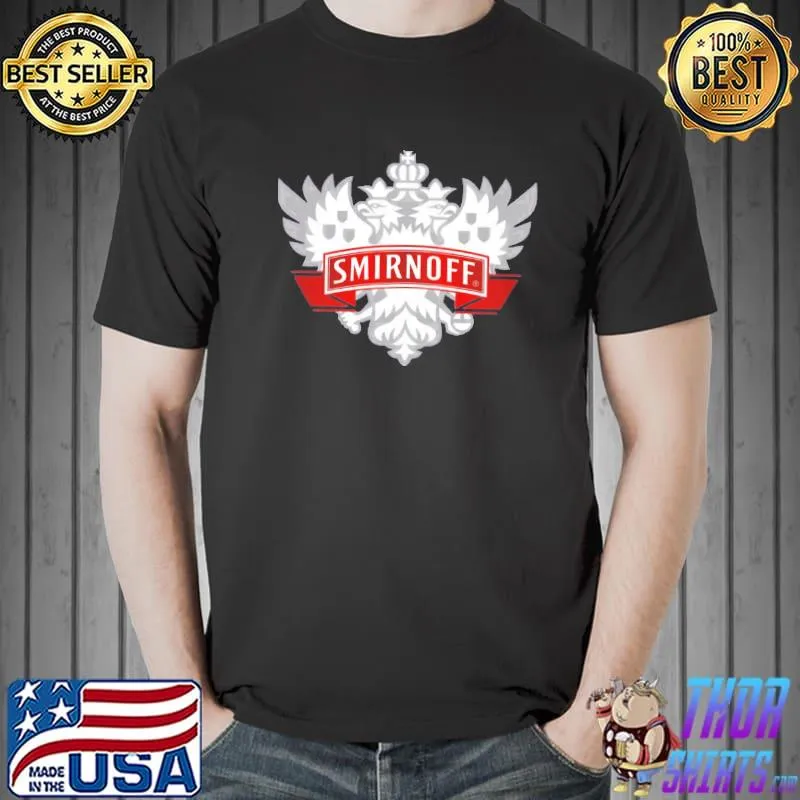 Eagle logo smirnoff vodka shirt