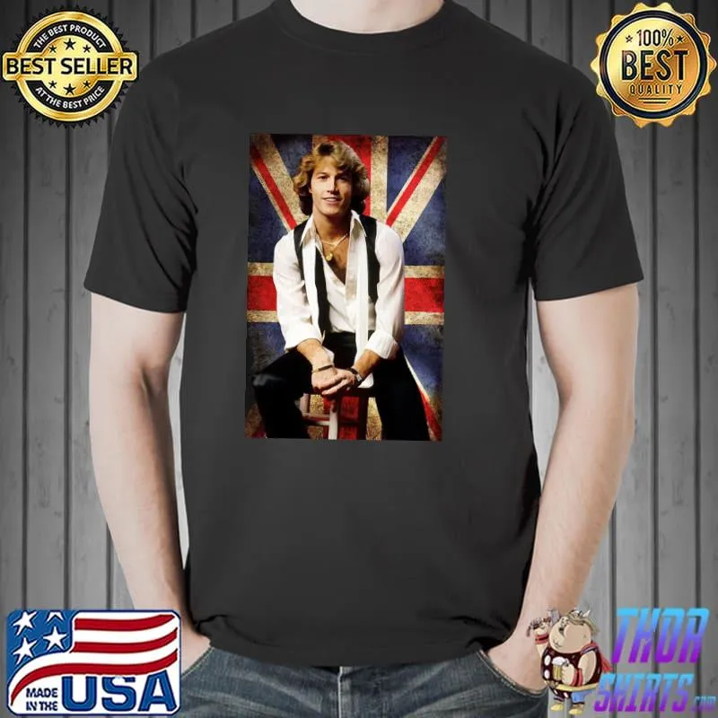 England flag andy gibb shirt