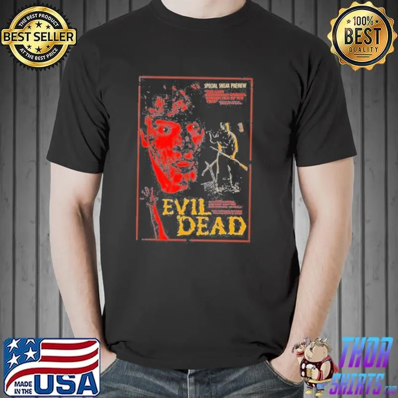 Evil Dead special sneak previes shirt