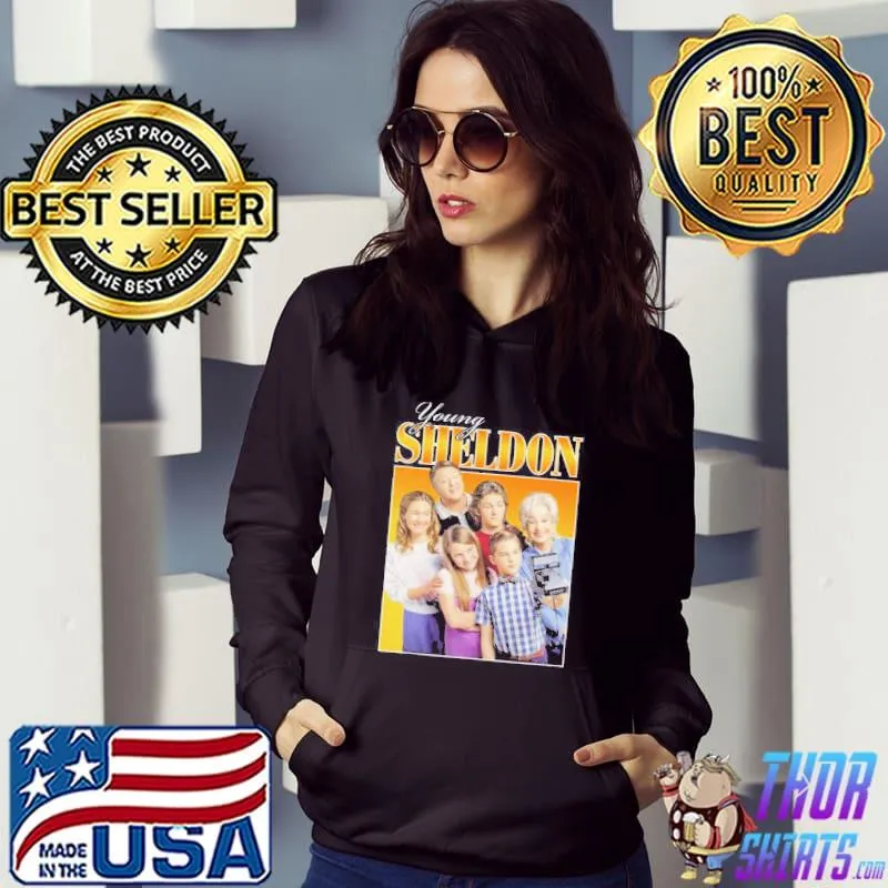 Funny movie young sheldon squad goal s Hoodie