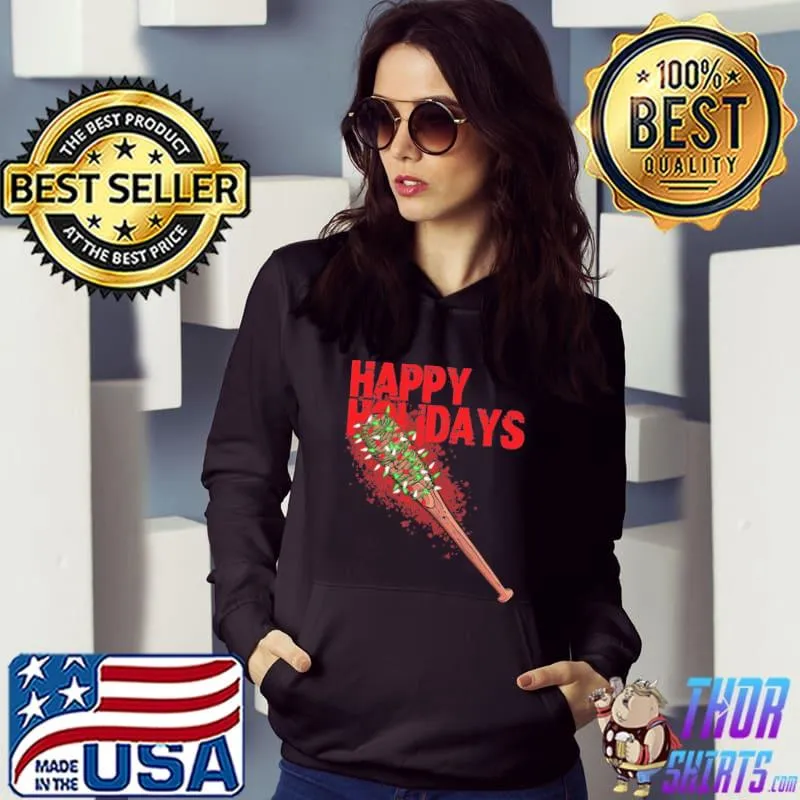 Happy holiday the negan baby baseball the walking dead classic s Hoodie
