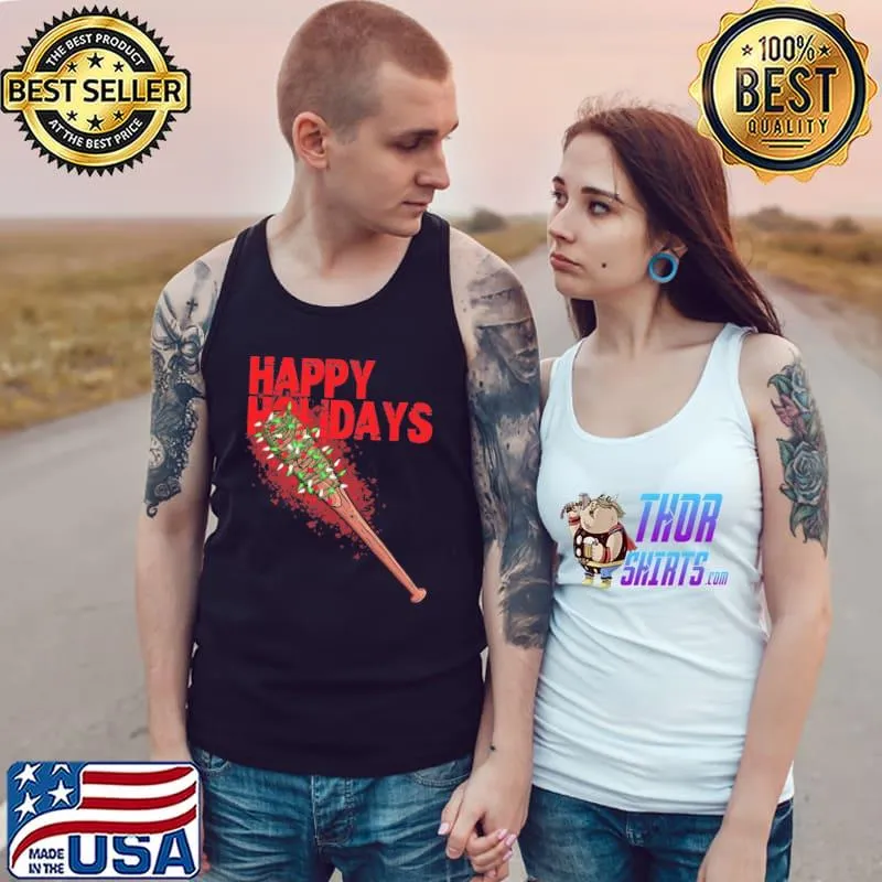 Happy holiday the negan baby baseball the walking dead classic s Tank Top