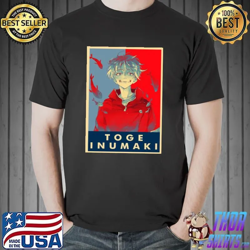 Hope style inumakI toge jujutsu kaisen 0 anime manga classic shirt