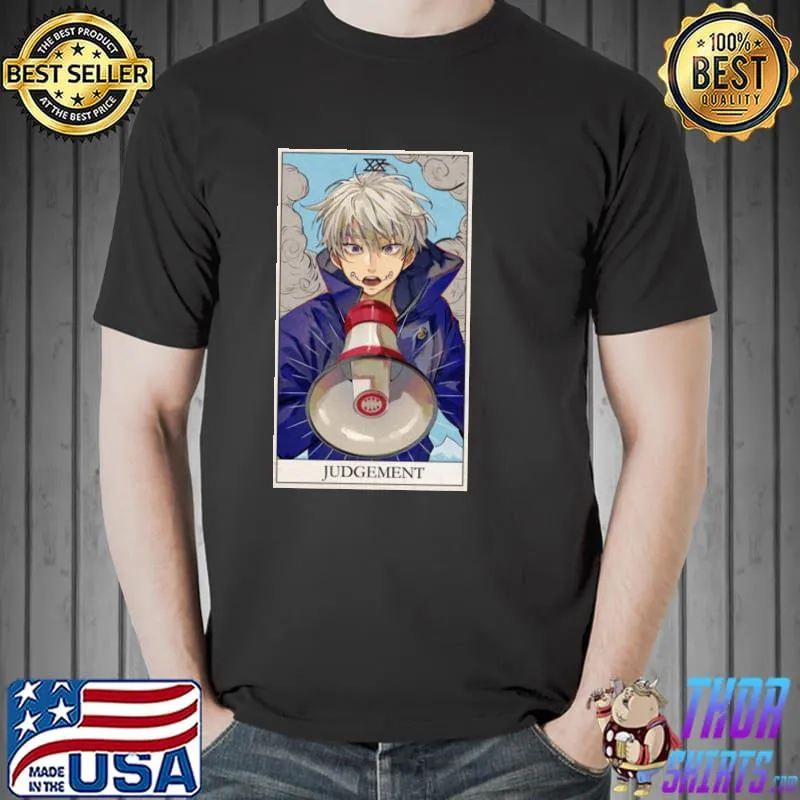 Judgement card toge inumakI jujutsu kaisen anime shirt