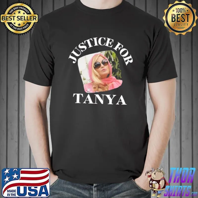Justice for tanya white lotus fan tanya mcquoid shirt