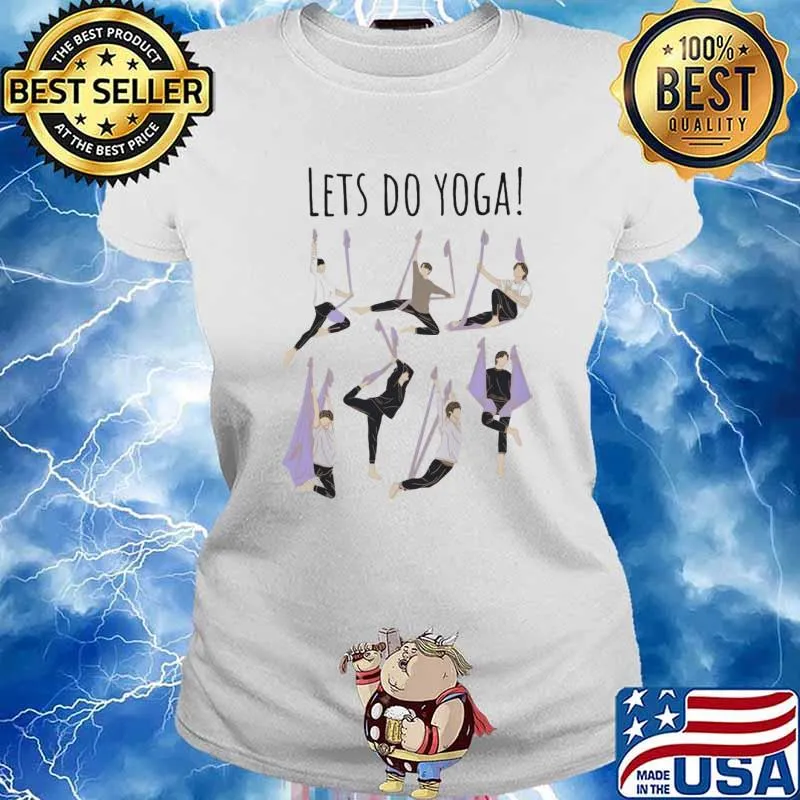 Lets do yoga BTS s Ladies tee