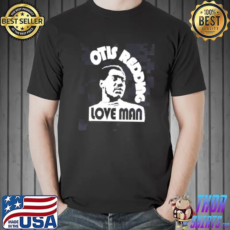 Love man black and white shirt