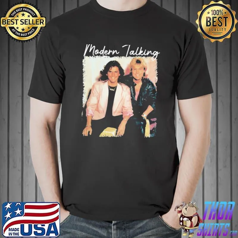 Modern talking 90s design shirt