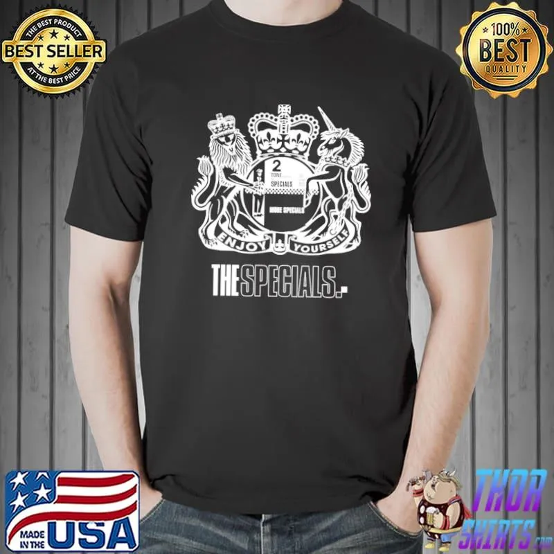 More specials the specials band 2 tone enjoy yourself shirt