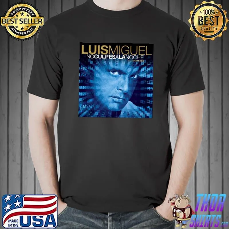 No culpes a LA noche album music luis miguel racerback classic shirt