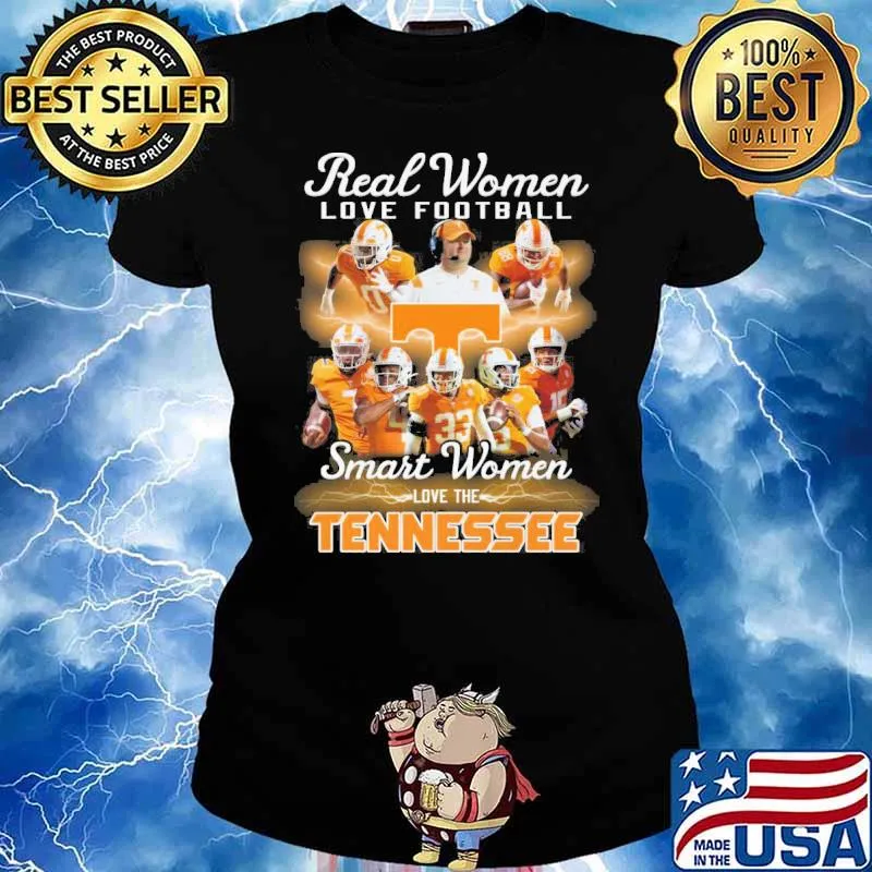 Real women love football smart women love the Tennessee sport s Ladies tee