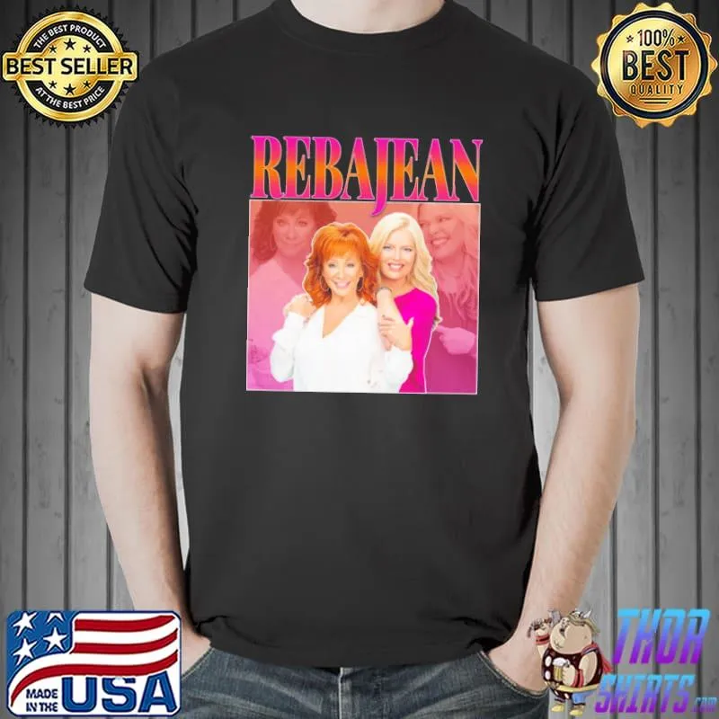 Rebajean 90s inspired vintage homage reba mcentire shirt