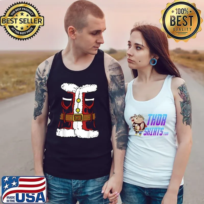 Santa Claus Suit Costume For Ugly XMAS Christmas T-Shirt Tank Top