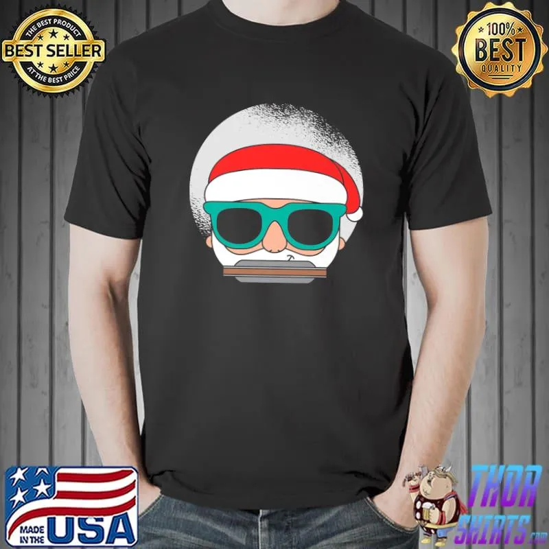 Santa Playing Harmonica Harmonica Player Musician Christmas T-Shirt
