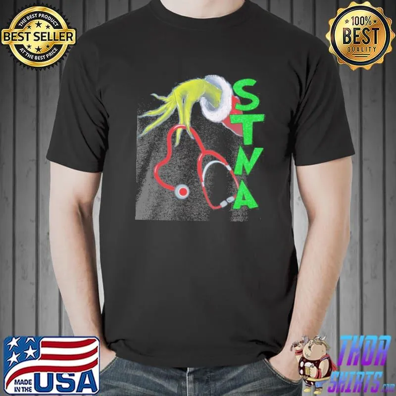 STNA grinch christmas shirt