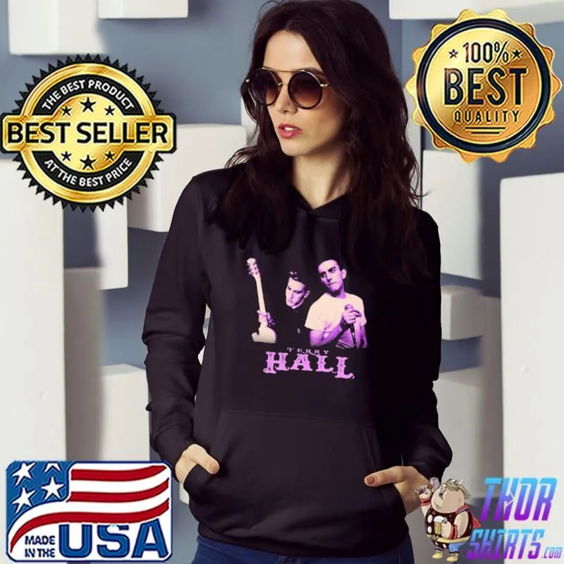 Terry hall black and purple art the specials band s Hoodie