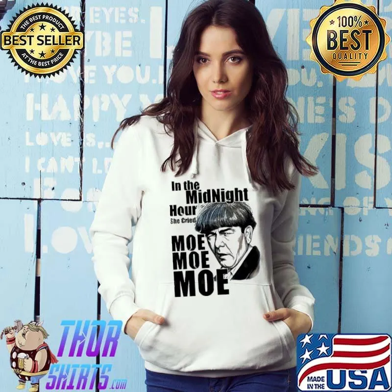 Three stooges billy idol l a woman s Hoodie