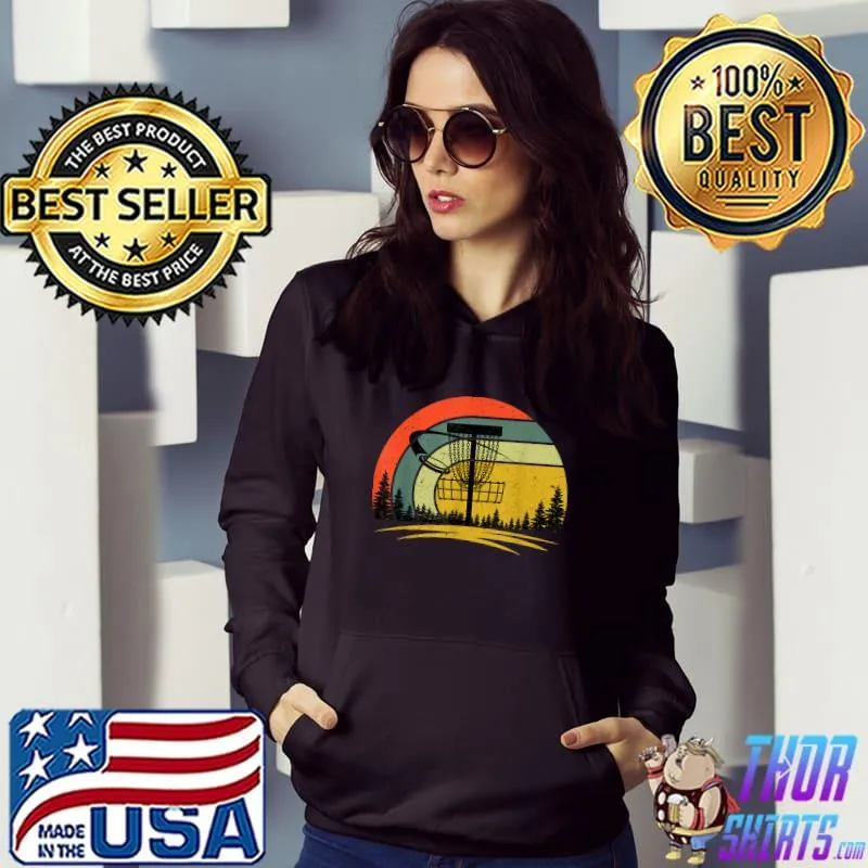Vintage Disc Golf Frolf Flying Disc Sport Lover Outfit T-Shirt Hoodie