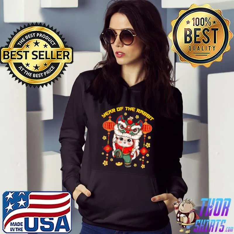 Year Of The Rabbit New Year's Eve Of The Rabbit Chinese Happy New Year 2023 T-Shirt Hoodie