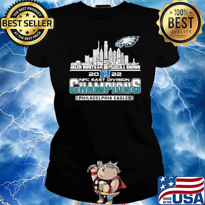 2022 NFC East division champions Philadelphia Eagles Jalen Hurts s Ladies tee