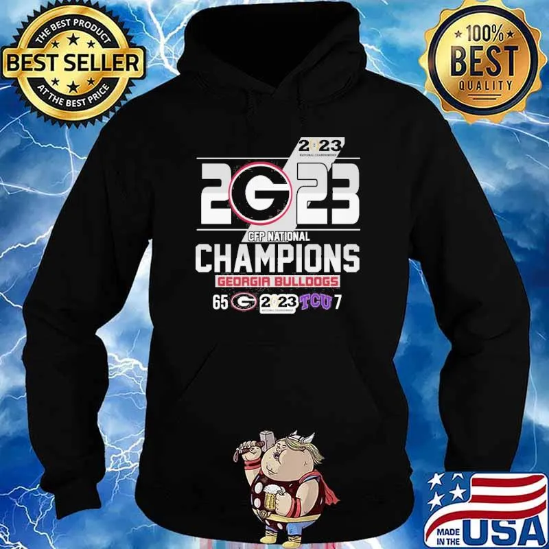 2023 national championship CFP national champions Georgia Bulldogs TCU s Hoodie