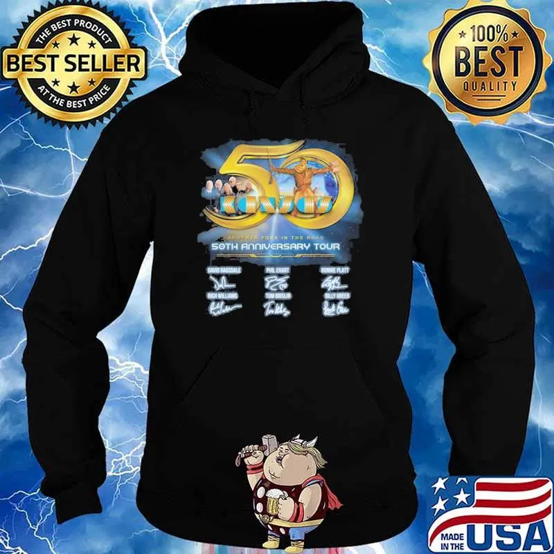 Anothe fork in the road 50th anniversary tour David Ragsdale Phil Ehart signatures s Hoodie