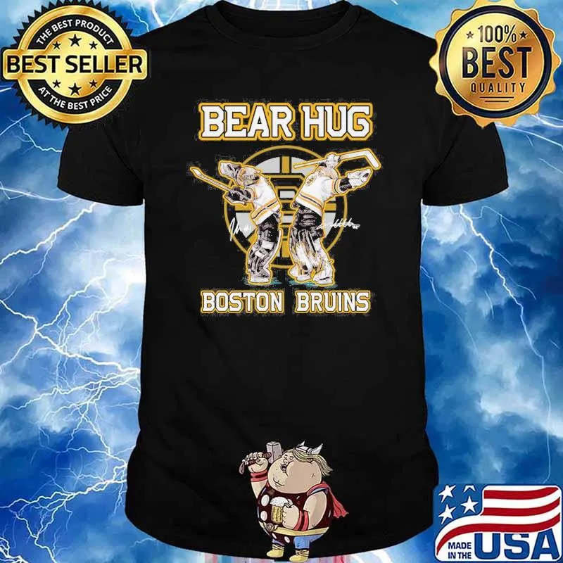 Bear hug Boston Bruins signatures shirt