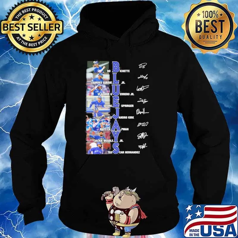 Blue Jays Bo Bichette Lourdes Gurriel Ir. Vladimir guerrero Jr. signatures baseball s Hoodie
