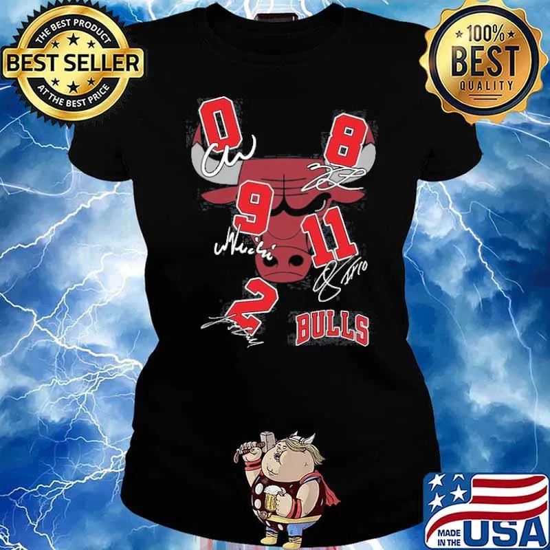 Chicago Bulls 0 9 2 11 8 signatures s Ladies tee