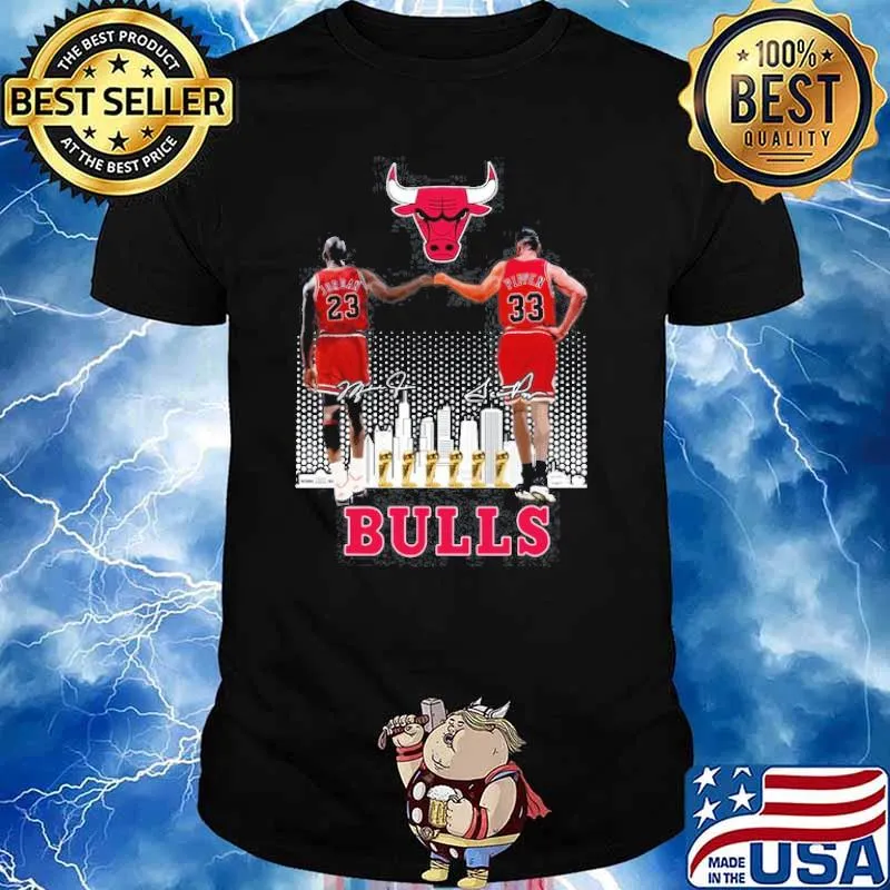 Chicago Bulls Jordan signatures shirt