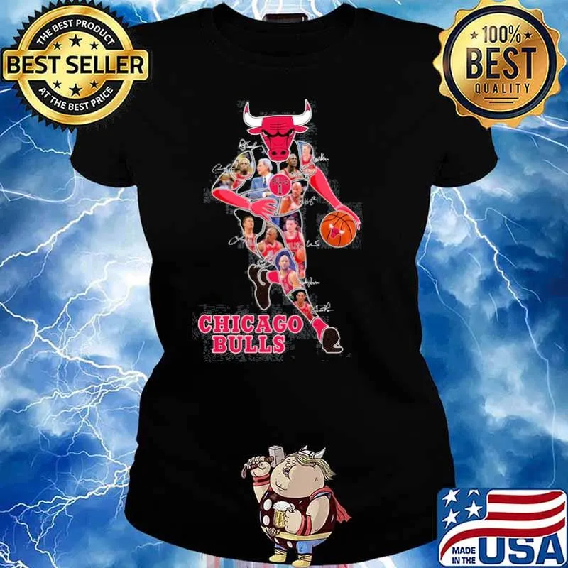 Chicago Bulls signatures sport s Ladies tee