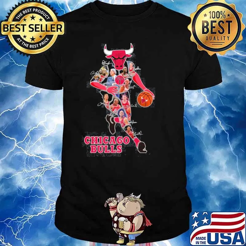 Chicago Bulls signatures sport shirt