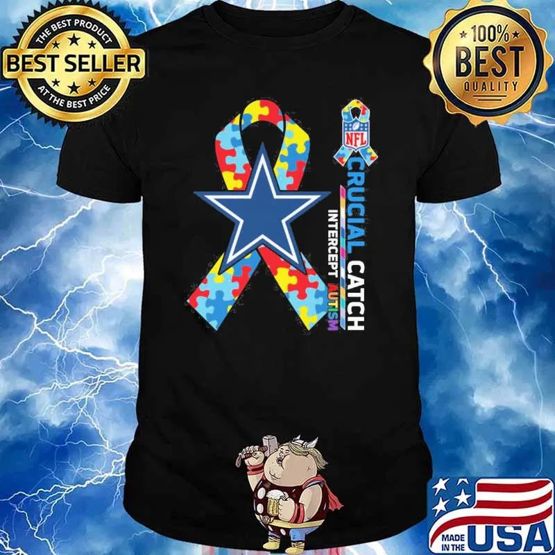 Dallas Cowboy Crucial catch intercept Autism NFL shirt