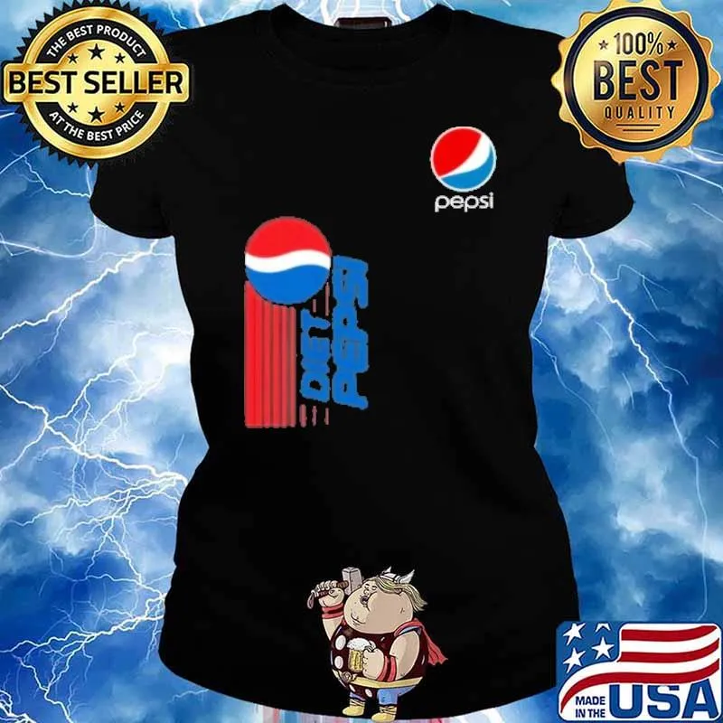 Diet Pepsi logo s Ladies tee