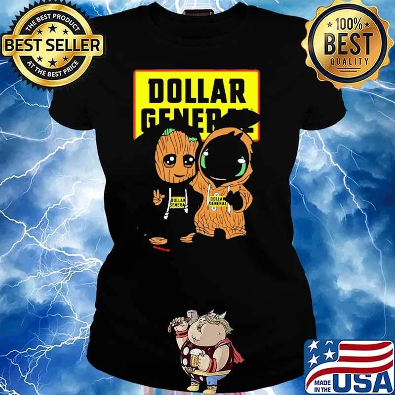 Dollar General Toothless Groot s Ladies tee