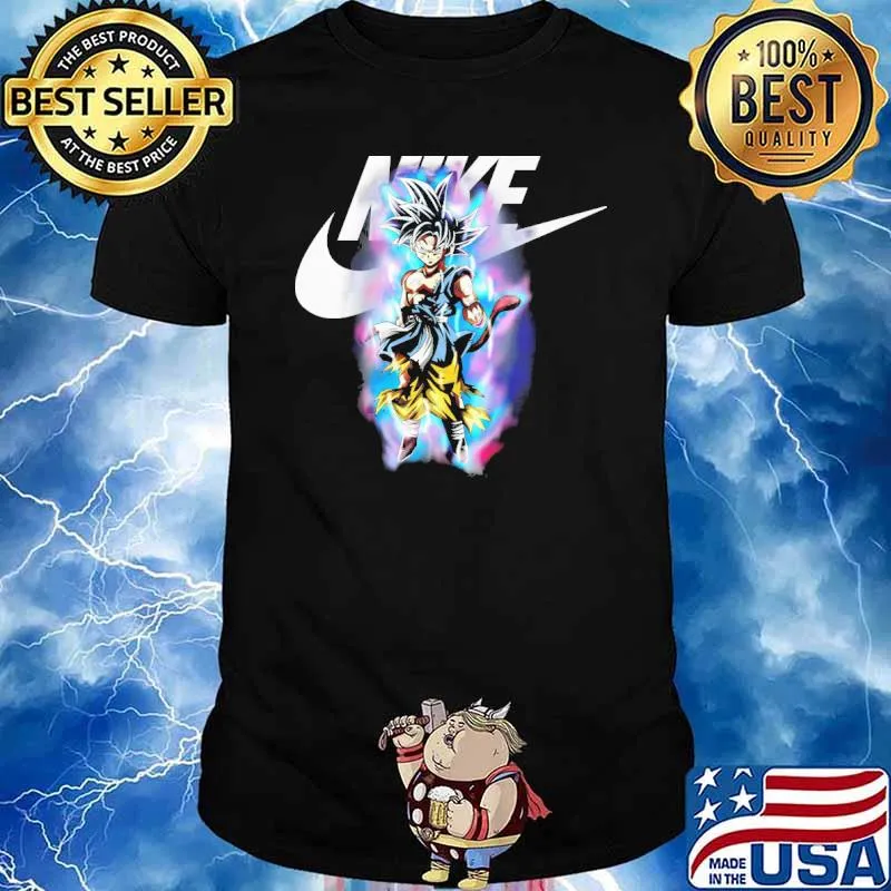 Dragon ball Nike cartoon shirt