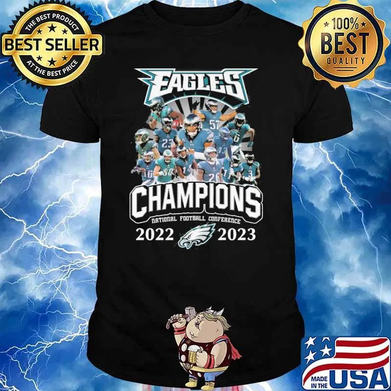 Eagles champions national football conference 2022 2023 shirt