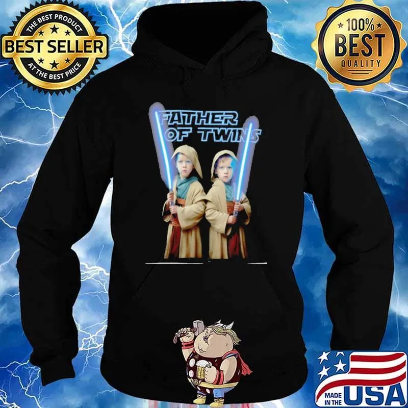Father of Twins Star Wars s Hoodie