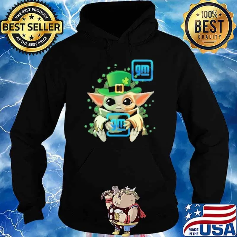 GENERAL MOTORS baby yoda St.Patrick's day s Hoodie