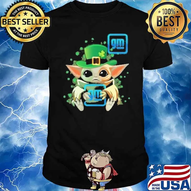 GENERAL MOTORS baby yoda St.Patrick's day shirt