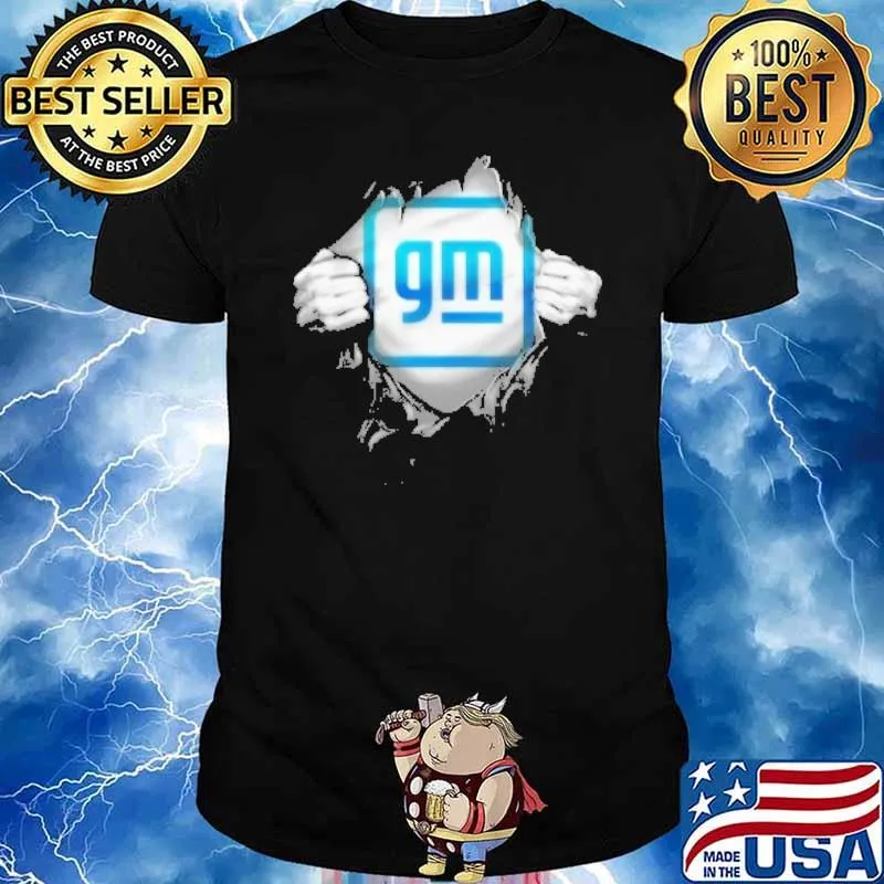 GENERAL MOTORS super man shirt